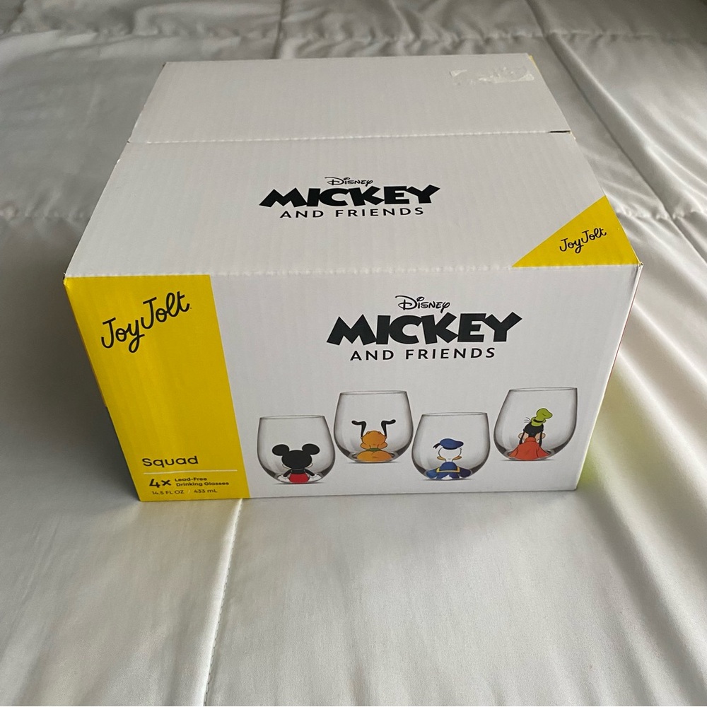 Mickey and Friends Drinking Glasses